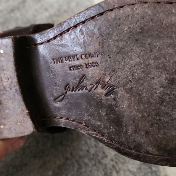 - Frye Phillips Harness Leather Ankle Boot Grey Women’s Size 6 - Picture 7 of 7